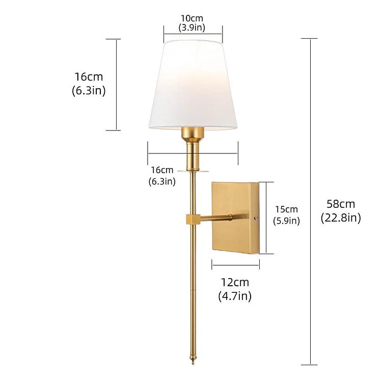 Kestrel Solar Rechargeable Wall Sconce - front view