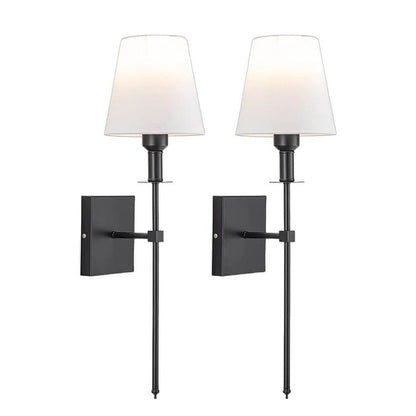 Kestrel Solar Rechargeable Wall Sconce - styled view