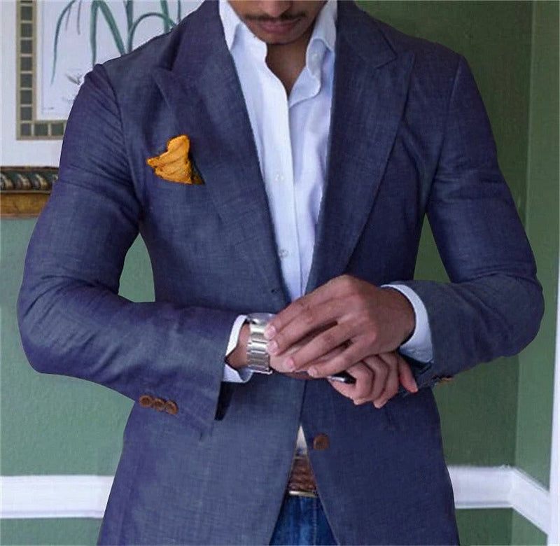 Marlow Men's Blazer | Blue, Green