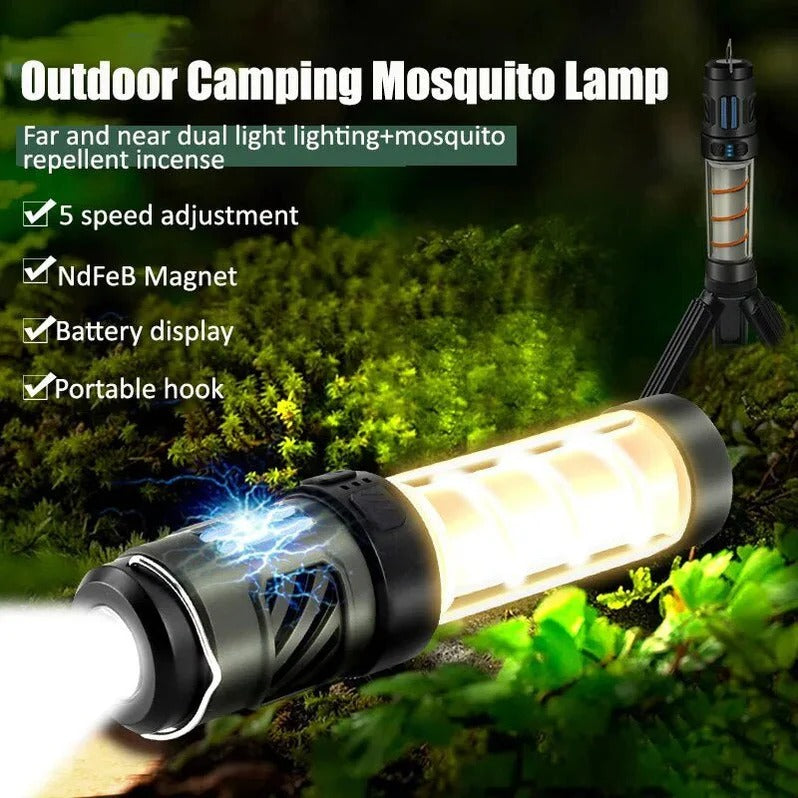 Cedar Solar Mosquito Repellent - fabric and finish detail