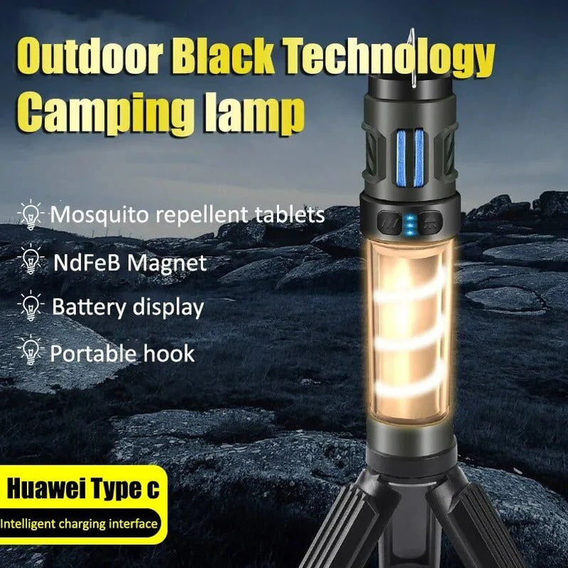 Cedar Solar Mosquito Repellent - back view