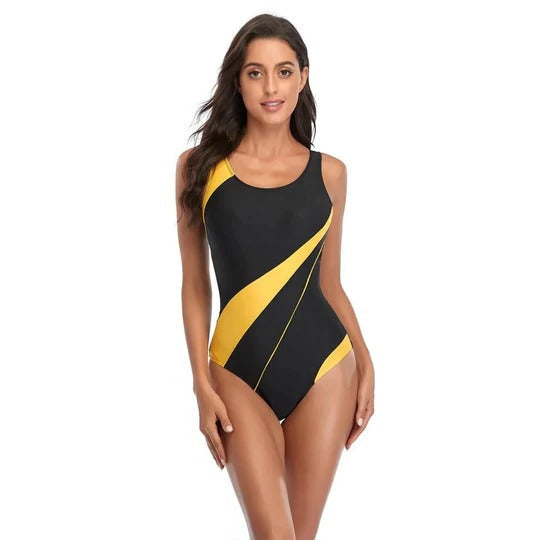 Maren Women's Swimsuit | Black, White