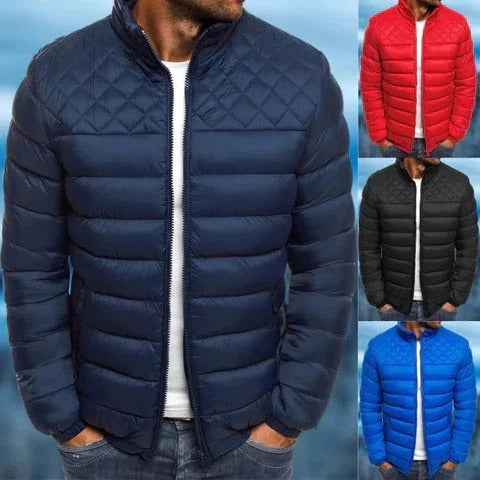 Lachlan Men's Quilted Jacket - close-up detail