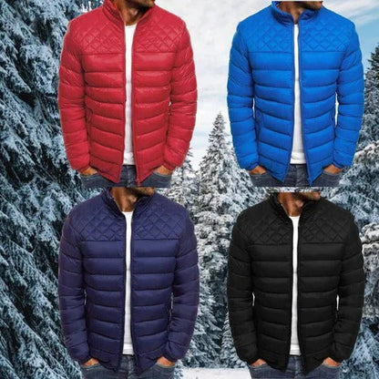Lachlan Men's Quilted Jacket - full-length view