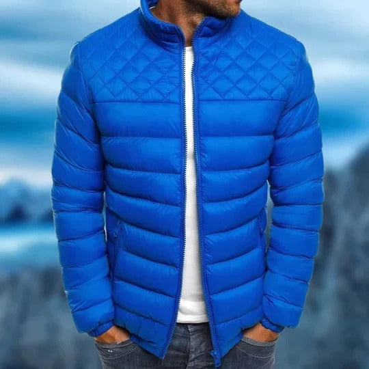 Lachlan Men's Quilted Jacket - back view