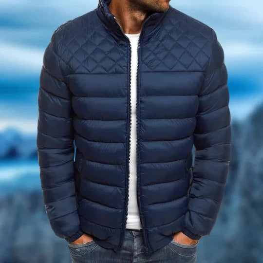 Lachlan Men's Quilted Jacket - front view