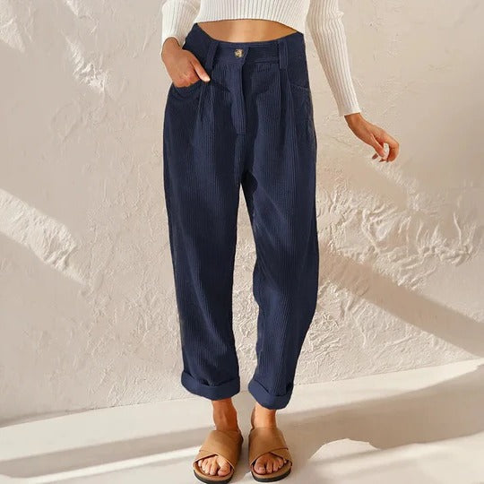 Darcy Women's Trousers - fabric and finish detail