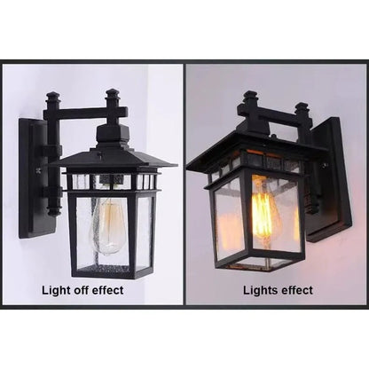 Slate Solar Wall Sconce - front view