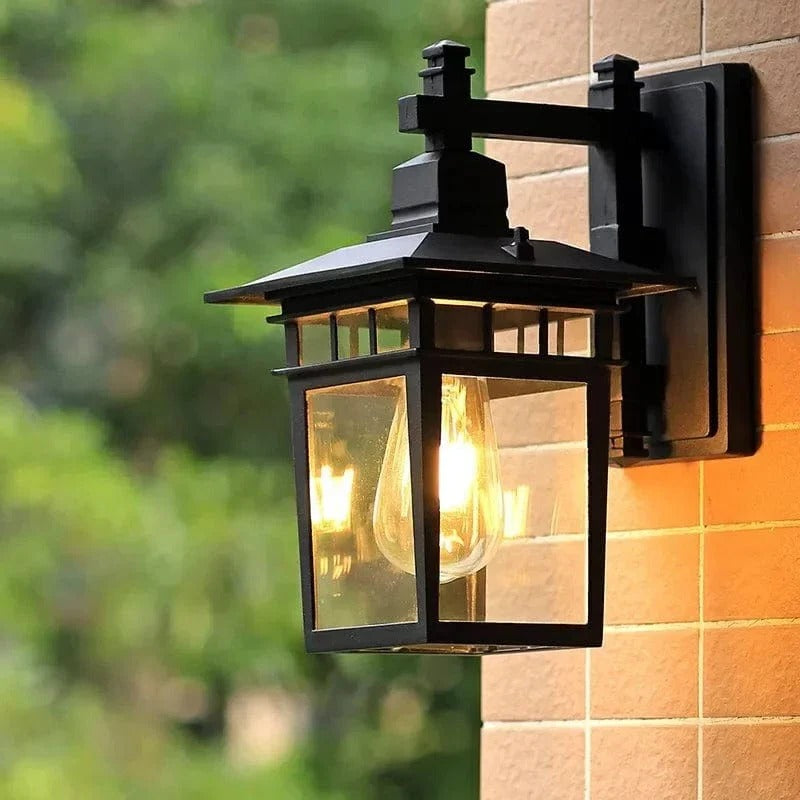 Slate Solar Wall Sconce - close-up detail