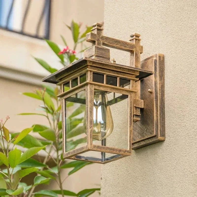 Slate Solar Wall Sconce - full-length view