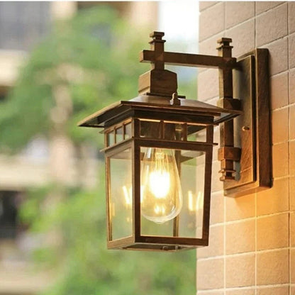 Slate Solar Wall Sconce - back view