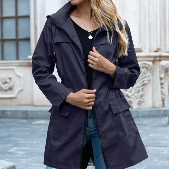 Mira Women's Trench Coat - styled view