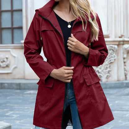 Mira Women's Trench Coat - full-length view