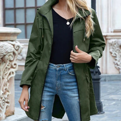 Mira Women's Trench Coat - front view