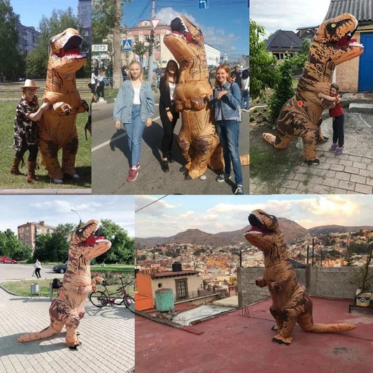 Linden Portable T-rex Costume - styled view