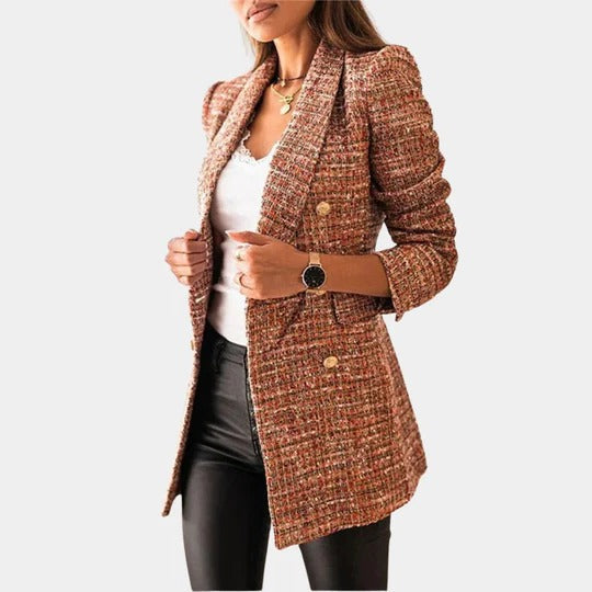 Cleo Women's Blazer | Black, Brown