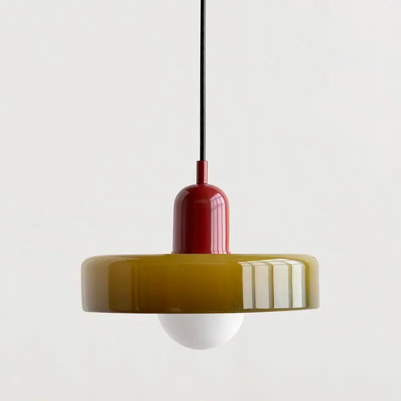 Grove LED Pendant Light - fabric and finish detail