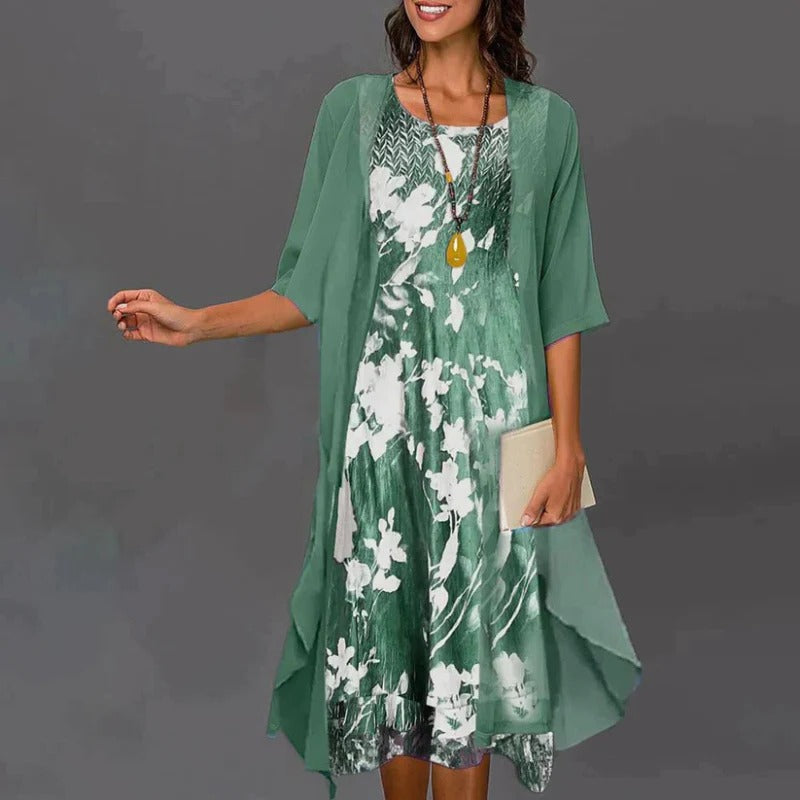 Wilda Women's Floral Blazer - styled view