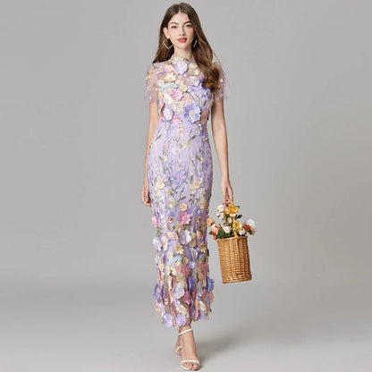 Thea Women's Dress - fabric and finish detail