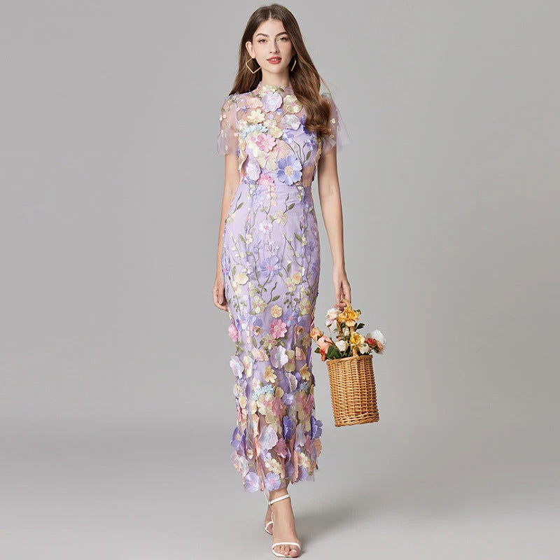Thea Women's Dress - fabric and finish detail