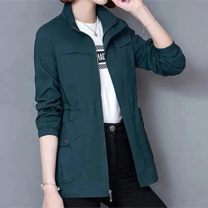 Wren Women's Trench Coat - back view