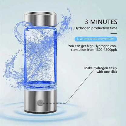 Aspen Portable Water Bottle - shown in use