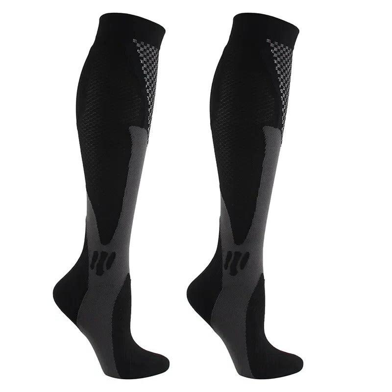 Vera Women's Compression Stockings | Black, White
