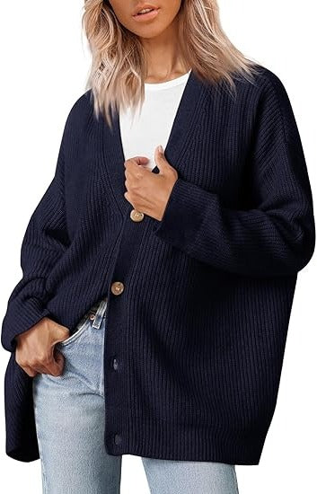 Elena Women's Oversized Cardigan - shown in use