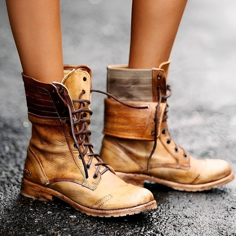 Beatrix Women's Ankle Boots - fabric and finish detail