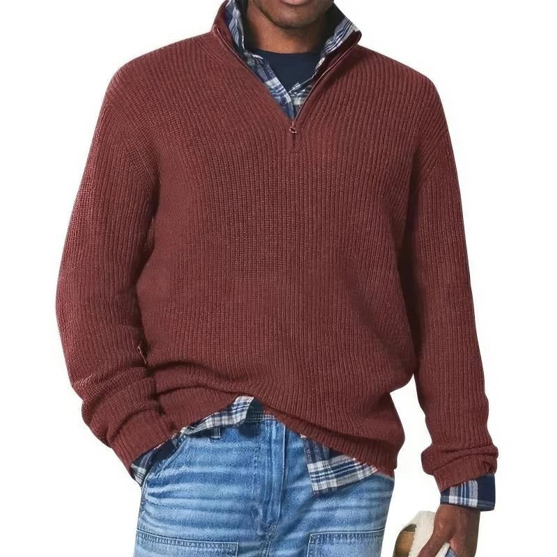 Yves Men's Sweater - close-up detail