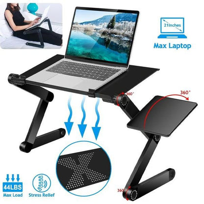 Onyx Adjustable Laptop Stand - back view