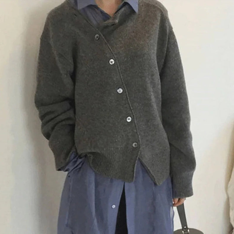 Nora Women's Cardigan - fabric and finish detail