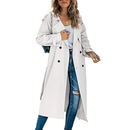 Sable Women's Trench Coat - close-up detail