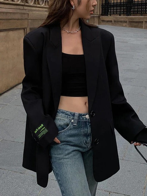 Sophie Women's Oversized Blazer - styled view