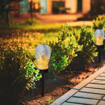 Fable Solar Garden Light - close-up detail