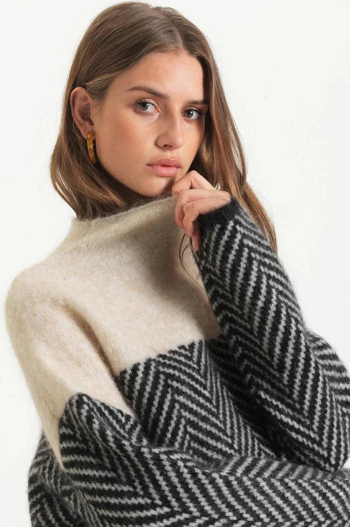 Hattie Women's Sweater - close-up detail