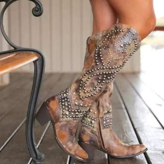 Lena Women's Knee-high Boots - front view
