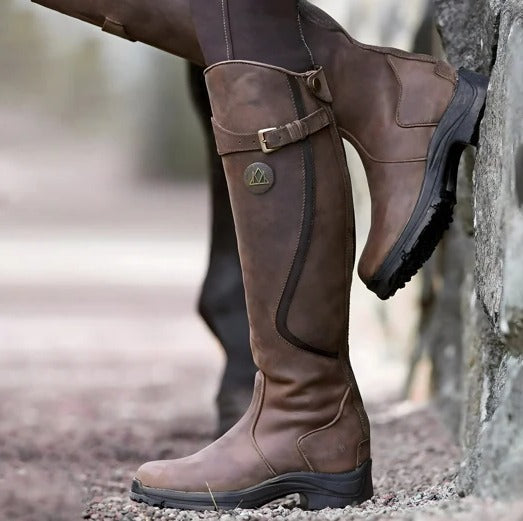 Selma Women's Knee-high Boots - styled view