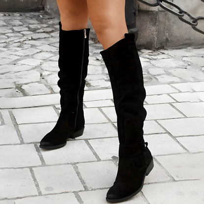 Yara Women's Knee-high Boots - shown in use