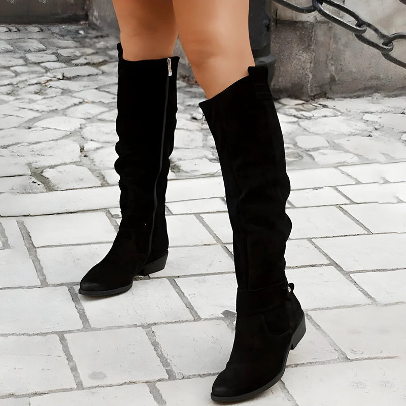 Yara Women's Knee-high Boots - shown in use