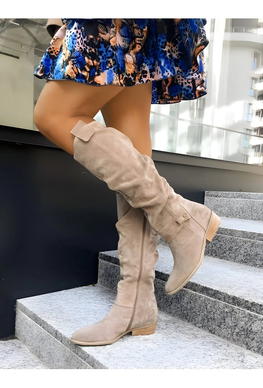 Yara Women's Knee-high Boots - styled view