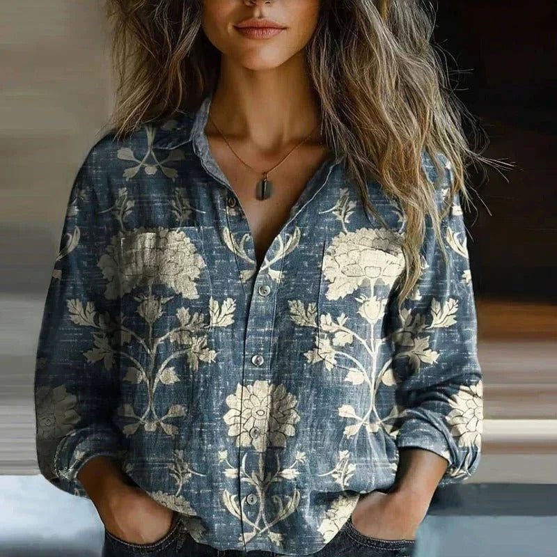 Astrid Women's Shirt - fabric and finish detail