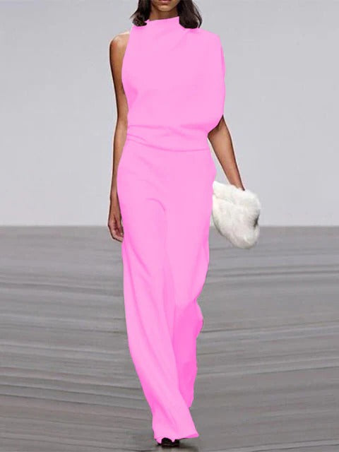 Astrid Women's Jumpsuit - fabric and finish detail