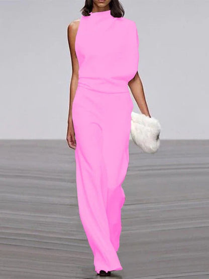 Astrid Women's Jumpsuit - fabric and finish detail