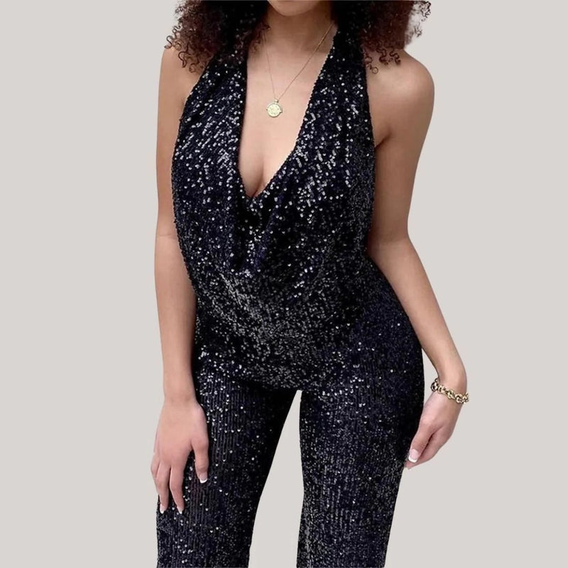 Quinn Women's Jumpsuit - flat lay