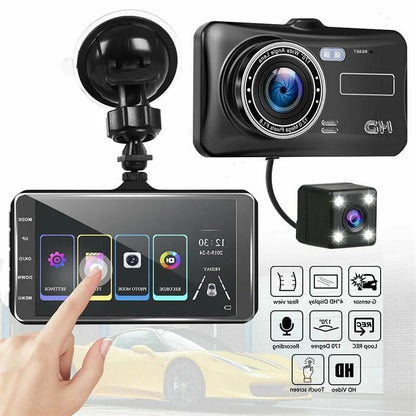 Quarry Car Dash Cam - flat lay
