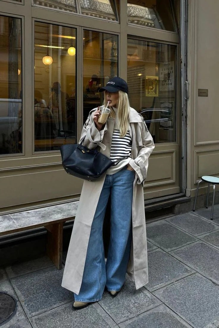 Vera Women's Trench Coat - back view