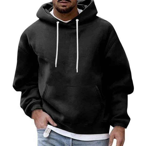 Reuben Men's Hoodie - fabric and finish detail