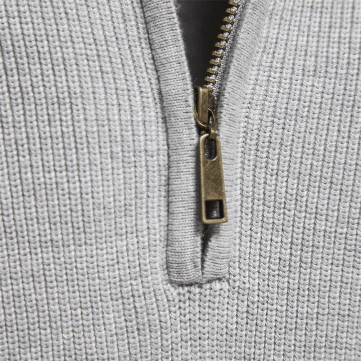 Rufus Men's Sweater - close-up detail