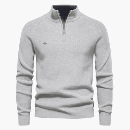Rufus Men's Sweater - fabric and finish detail